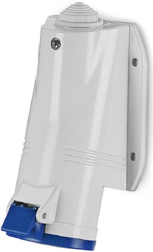 Розетка кабельная накладная DKC Quadro 16А 2Р+РЕ 230В IР44 синий фото Розетка кабельная накладная DKC Quadro 16А 2Р+РЕ 230В IР44 синий картинка